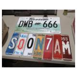 666 PLATES & VARIOUS LETTERS NUMBER