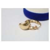 1.7GR 14K GOLD MISMATCHED EARRINGS