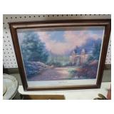 FRAMED ARTIST SIGNED THE SECRET GARDEN PRINT