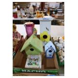 BIRD HOUSES, BIRD FEEDERS, MISC