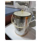 MID CENTURY PINECONE ICE BUCKET WITH LID