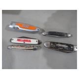COLLECTION OF VINTAGE ADVERTISING KNIVES