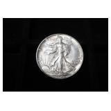 1943 P WALKING LIBERTY HALF DOLLAR 90% AU