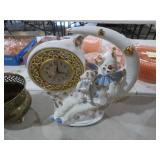 VINTAGE CLOWN CERAMIC CLOCK