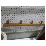 WOOD WALL MOUNTED COAT RACK