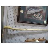 44" L HANDMADE WOOD WALKING CANE