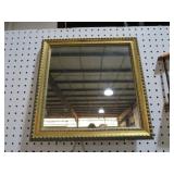 GOLD ORNATE FRAMED WALL MIRROR