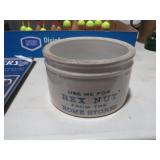ANTIQUE REX-NUT CROCK