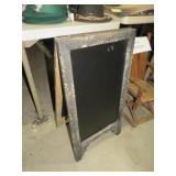 OLD FOLD OUT DBL SIDED CHALKBOARD STREET SIGN