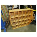 SET CUBBY HOLES W/ HANDLES