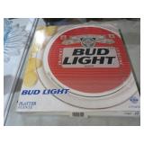 13 INCH BUD LIGHT PLATTER (NOS)