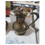 VINTAGE BRASS WATER PITCHER