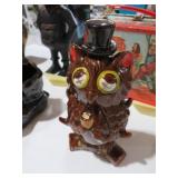 VINTAGE MID CENTURY OWL DECANTOR