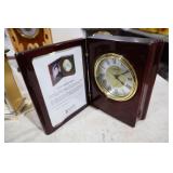 HOWARD MILLER PORTRAIT BOOK CLOCK