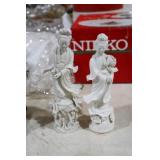 PAIR CERAMIC ORIENTAL FIGURINES
