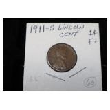 KEY DATE 1911 S LINCOLN WHEAT CENT