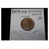 1909 VDB LINCOLN WHEAT CENT