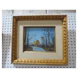 GOLD ORNATE FRAMED PAINTING