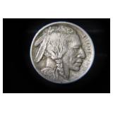 1913 RAISED GROUND BUFFALO NICKEL FULL HORN