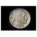 1913 RAISED GROUND BUFFALO NICKEL FULL HORN