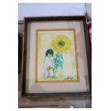 VTG TED DEGRAZIA FRAMED PRINT