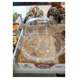 ANCHOR HOCKING SAVANNAH CAKE STAND W/ DOME