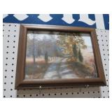 FRAMED TERRY CHANDLER SCENIC PAINTING