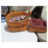 (2) LONGENBERGER BASKETS