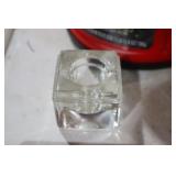 GLASS INKWELL