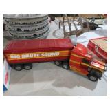 BUDDY L BIG BRUTE SOUND TRUCK & TRAILOR