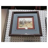 FRAMED CIVIL WAR PICTURE