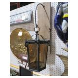 GREAT OLD IRON HANGING CANDLE LAMP
