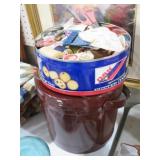 COLLECTION OF SEWING NOTIONS & BOXES