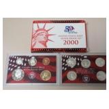 2000 U.S. MINT SILVER PROOF SET