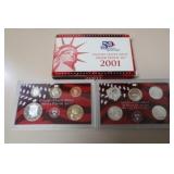 2001 U.S. MINT SILVER PROOF SET