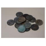 (16) LINCOLN STEEL WHEAT CENTS