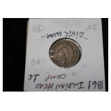 1861 INDIAN HEAD CENT