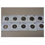 (10) PROOF WASHINGTON QUARTERS VARIOUS DATES & MM