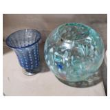 (2) NICE PCS OF ART GLASS