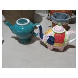 MCCORMIC & ELEPHANT TEA POTS