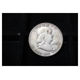 1950 D FRANKLIN HALF DOLLAR 90%