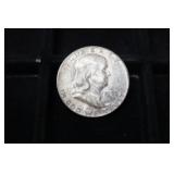 1955 P FRANKLIN HALF DOLLAR 90%