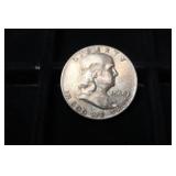 1960 P FRANKLIN HALF DOLLAR 90% TONED