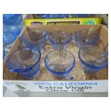 INDIANA GLASS RECOLLECTION BLUE MUGS