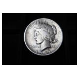 KEY DATE - 1921 P PEACE SILVER DOLLAR 90%