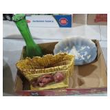 VTG PLANTER , VASE & TRINKET DISH