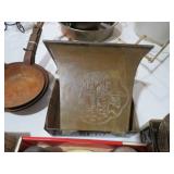 11" VTG BRASS ASIAN PLANTER