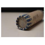 ROLL OF 1935 BUFFALO NICKELS