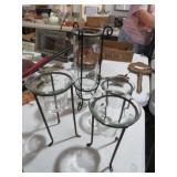 S/4 VOTIVE GLASS HOLDERS