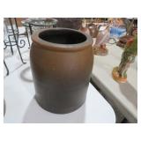 VTG BROWN STONEWARE CROCK